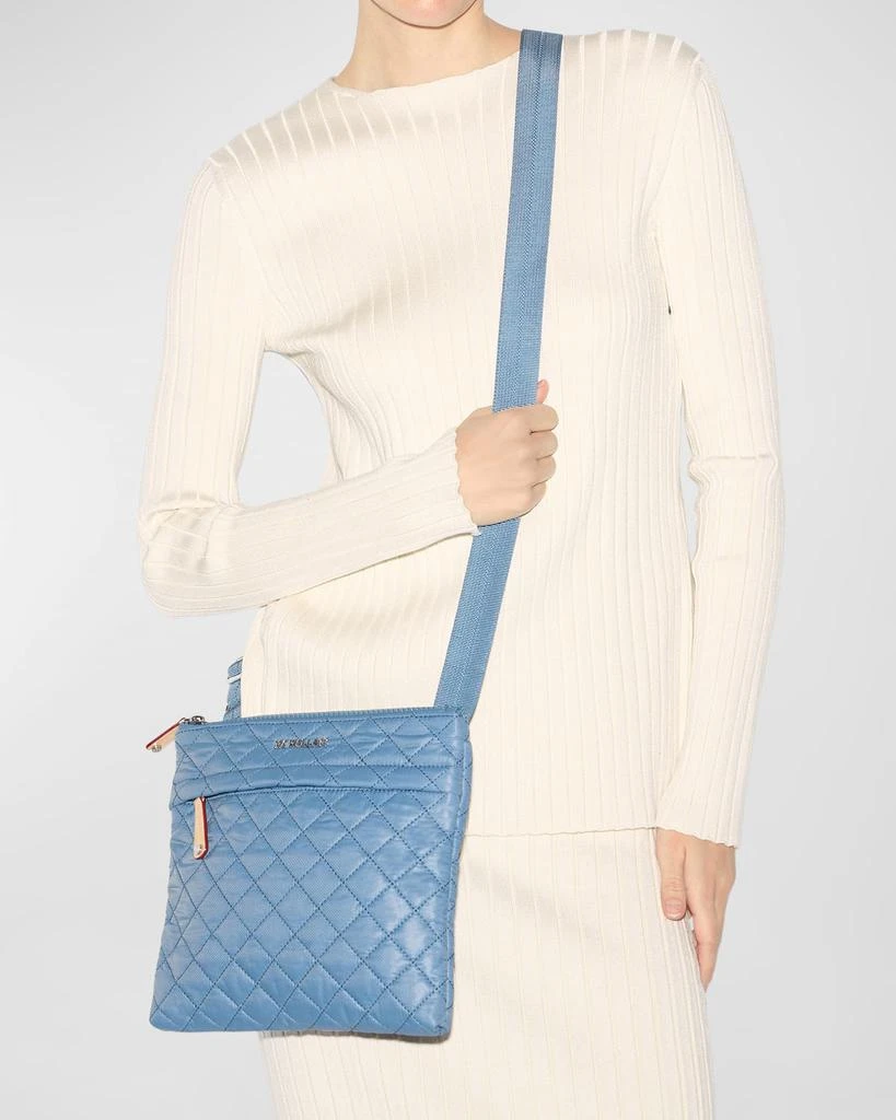 MZ Wallace Metro Flat Quilted Nylon Crossbody Bag 2