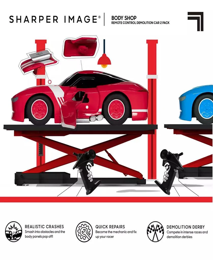 Sharper Image Body Shop Remote Control Demolition Car 2 pack 3