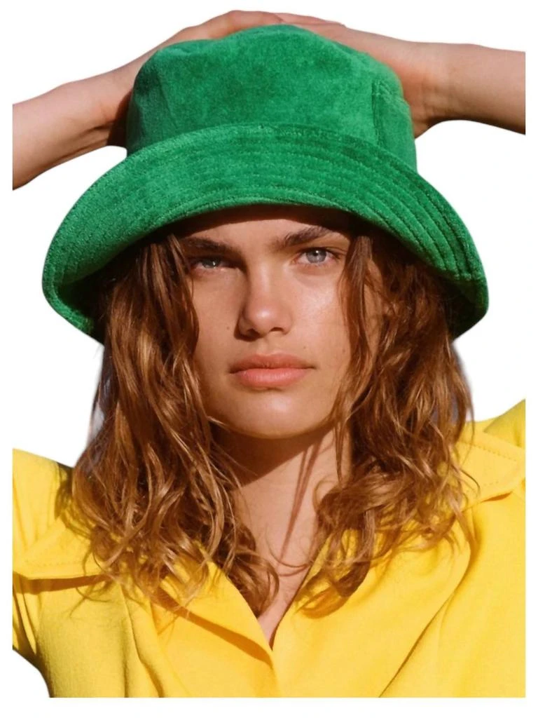 Lack of Color Wave Bucket Hat In Green Terry 2