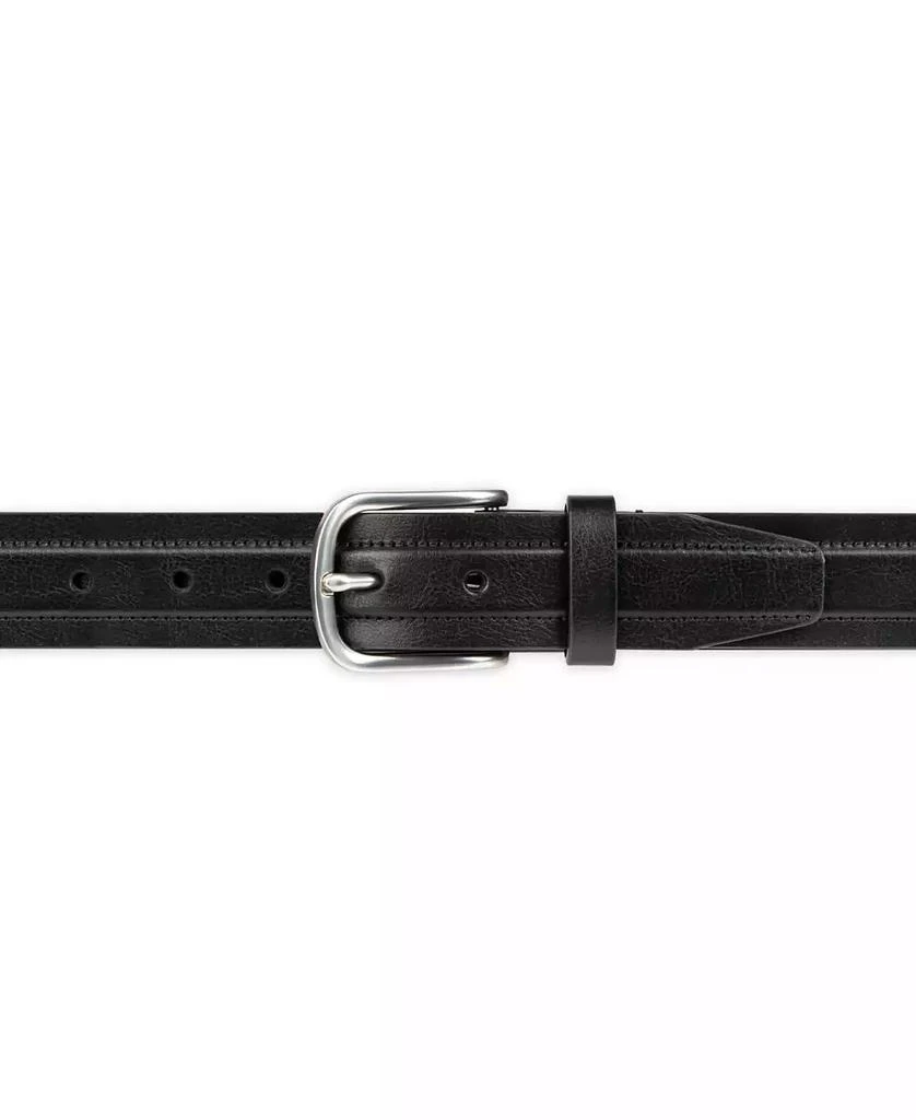 Club Room Men's Cut Edge Trapunto Stitched Casual Belt 4