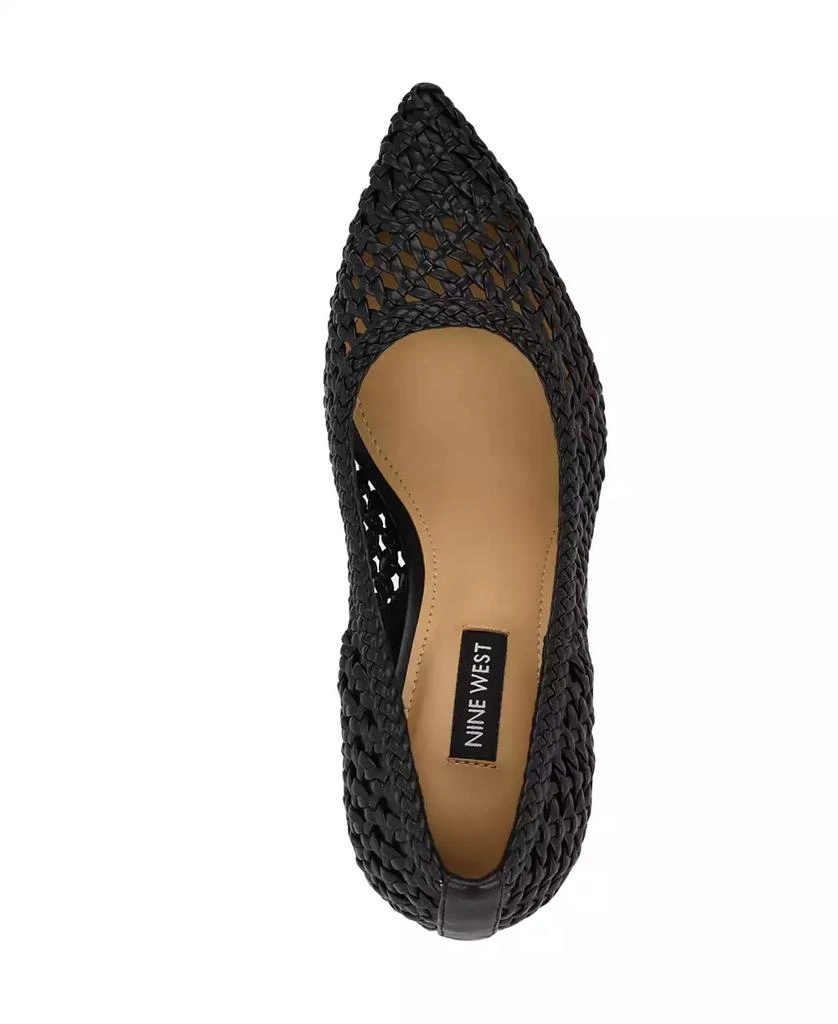 Nine West Women's Tatiana Woven Stiletto Pointy Toe Dress Pumps 2