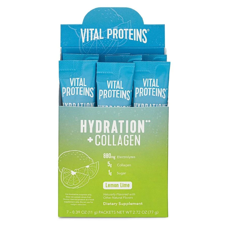 Vital Proteins Hydration + Collagen Packets Lemon Lime 3