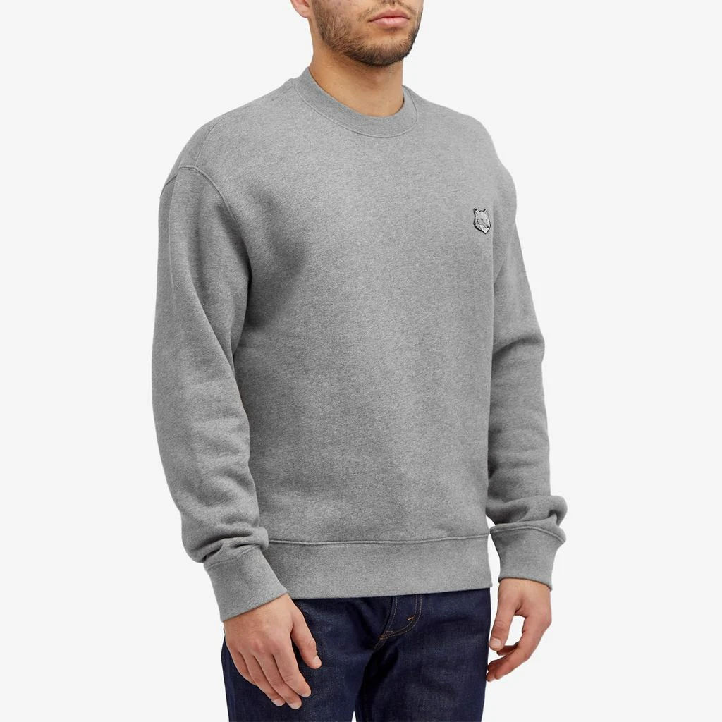 Maison Kitsune Maison Kitsune Bold Fox Head Patch Comfort Crew Sweat 2