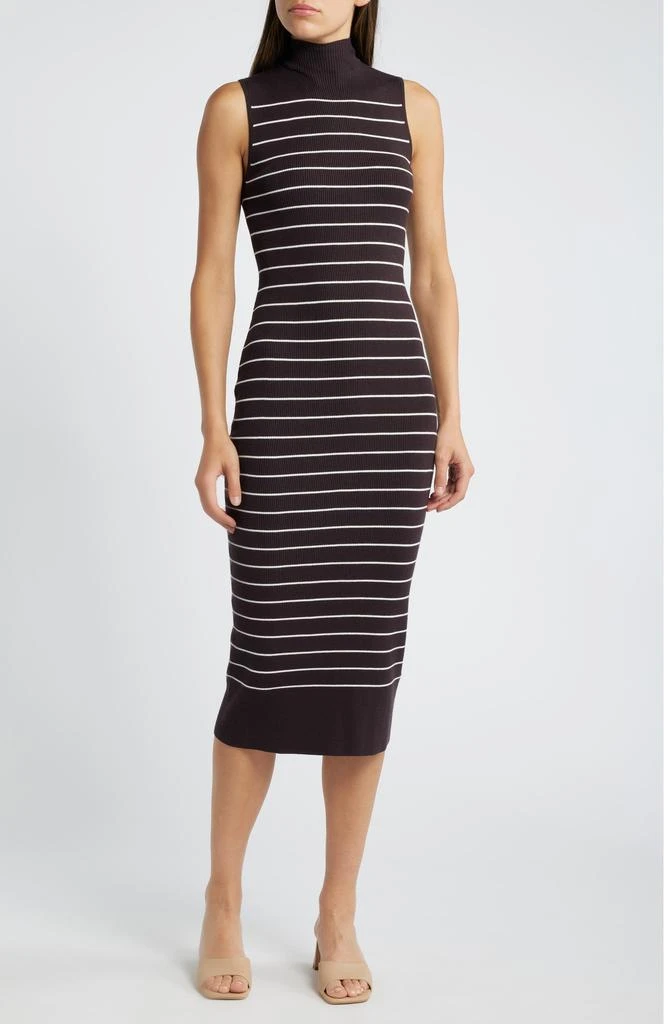 knitted slit dress Mid-Length Knitted Slit Dress Twirly Threads