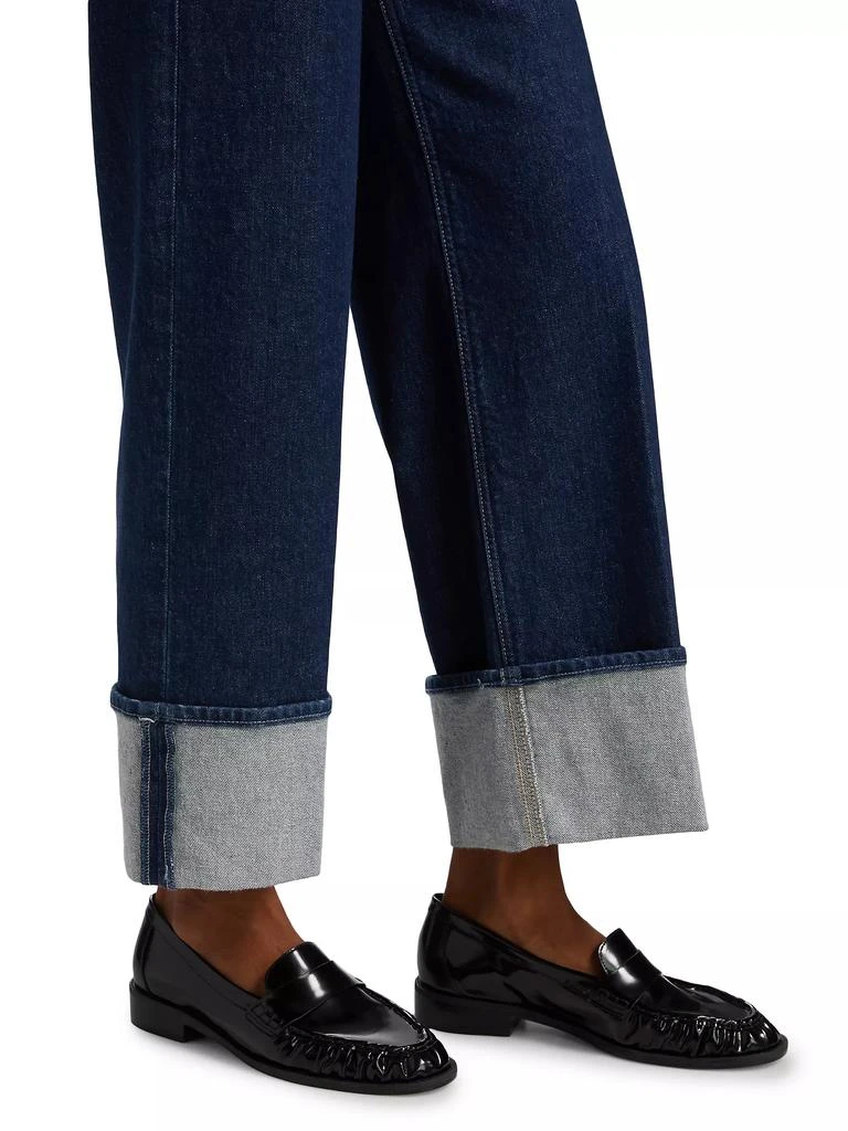 Paige Sasha Wide-Cuff Jeans 6