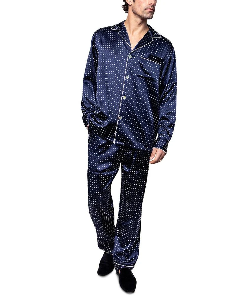 Petite Plume Silk Polka Dot Pajama Set 2