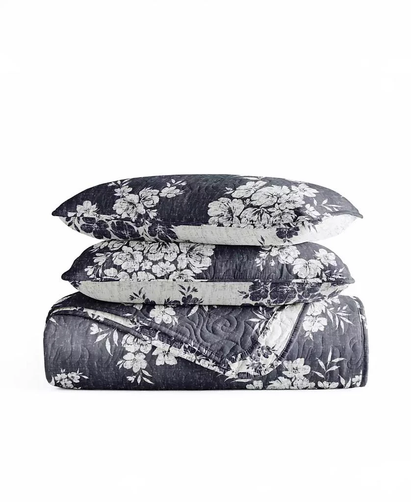 IENJOY HOME Distressed Bouquet Reversible 2-Pc. Quilt Set 4