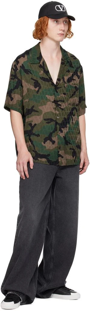 Valentino Green Camouflage Shirt 4