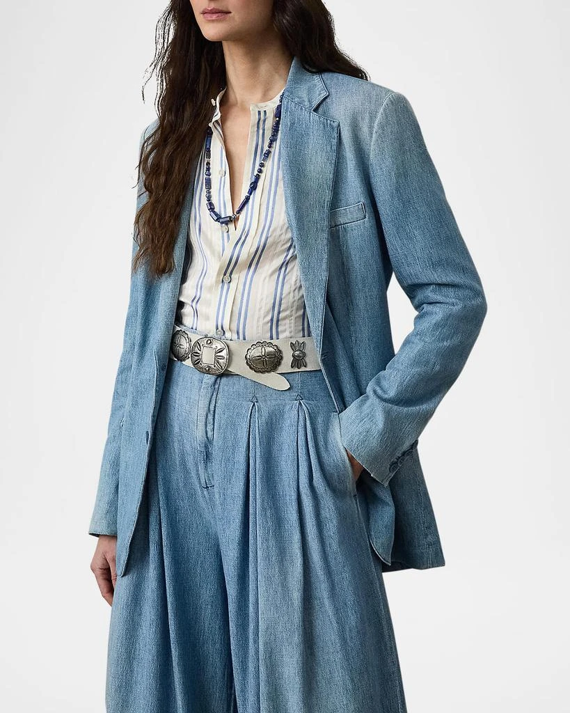 Ralph Lauren Russel Denim Single-Breasted Jacket 6