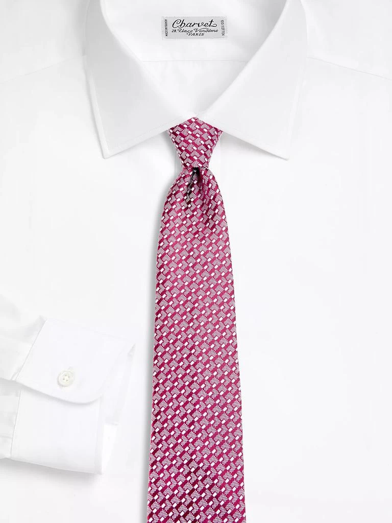 Charvet Geometric Silk Tie 2