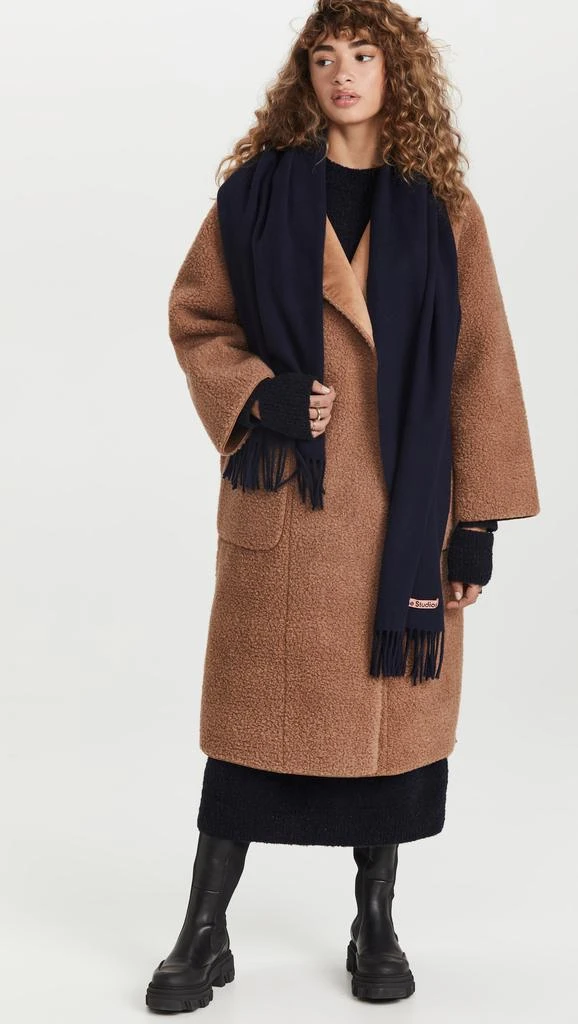 Acne Studios Oversized Fringe Wool Scarf 2