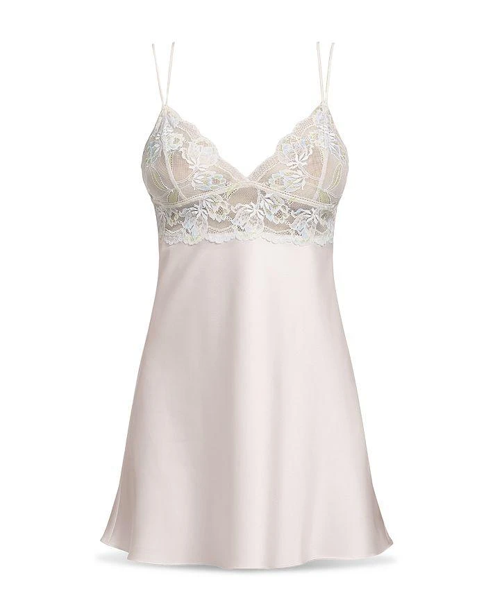 In Bloom Lace Trim Satin Chemise 3