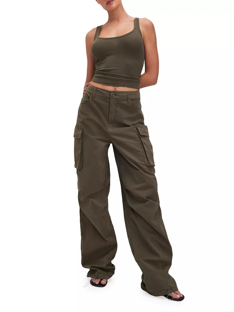 Good American Wide-Leg Cargo Pants 2