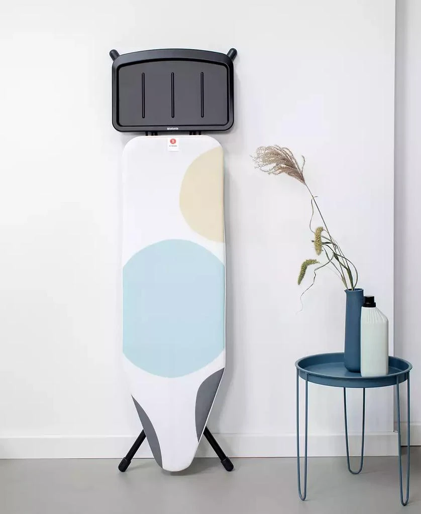 Brabantia Ironing Board B, 49" x 15", 124 x 38 Centimeter - Solid Steam Unit Holder, 1" 25 Millimeter Black Frame 3