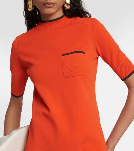 Max Mara Zante ribbed-knit minidress 4