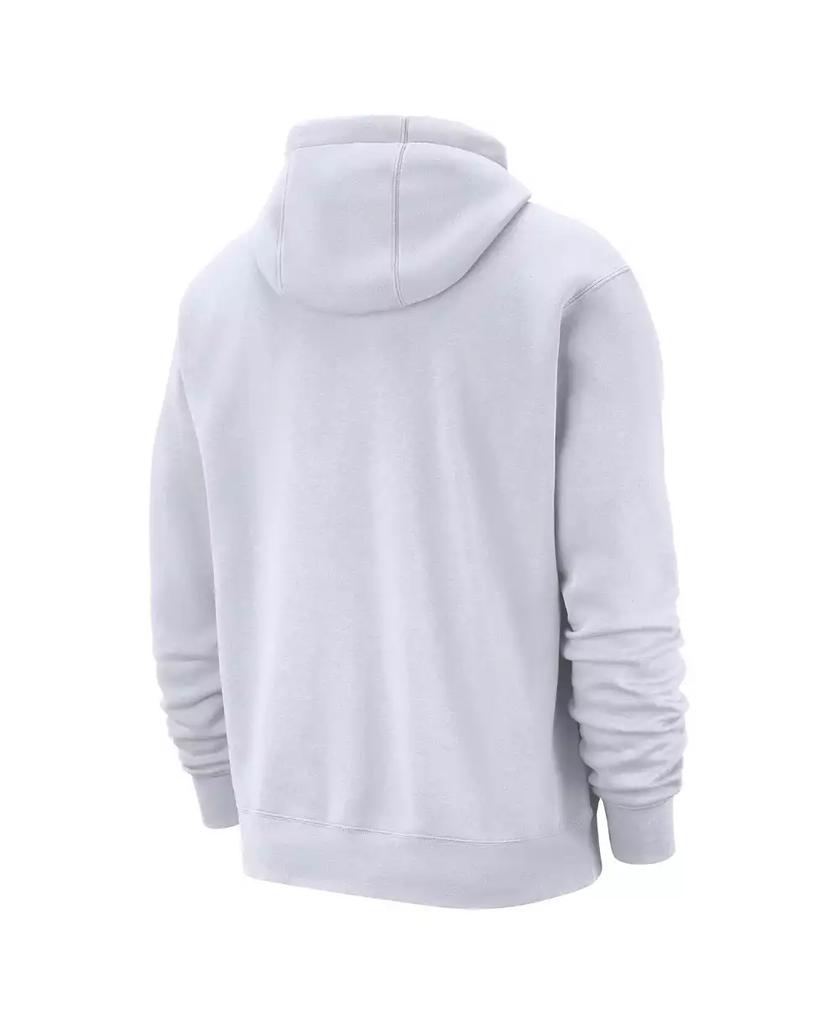 NIKE Men's White Philadelphia 76ers 2024/25 City Edition Essential Club Pullover Hoodie