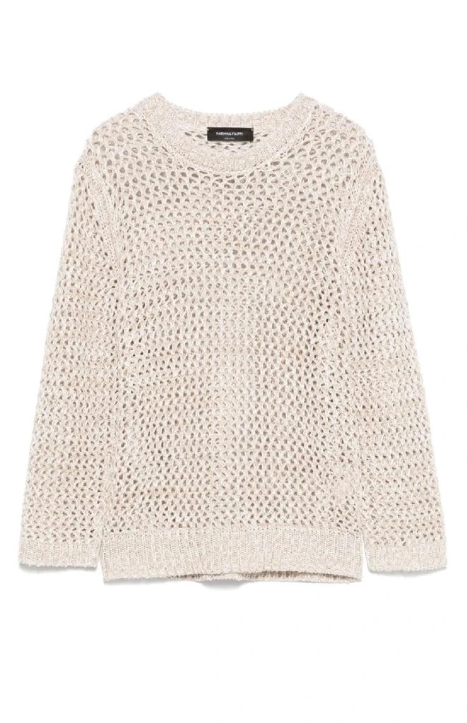Fabiana Filippi Open Weave Lightweight Knit Sweater 1