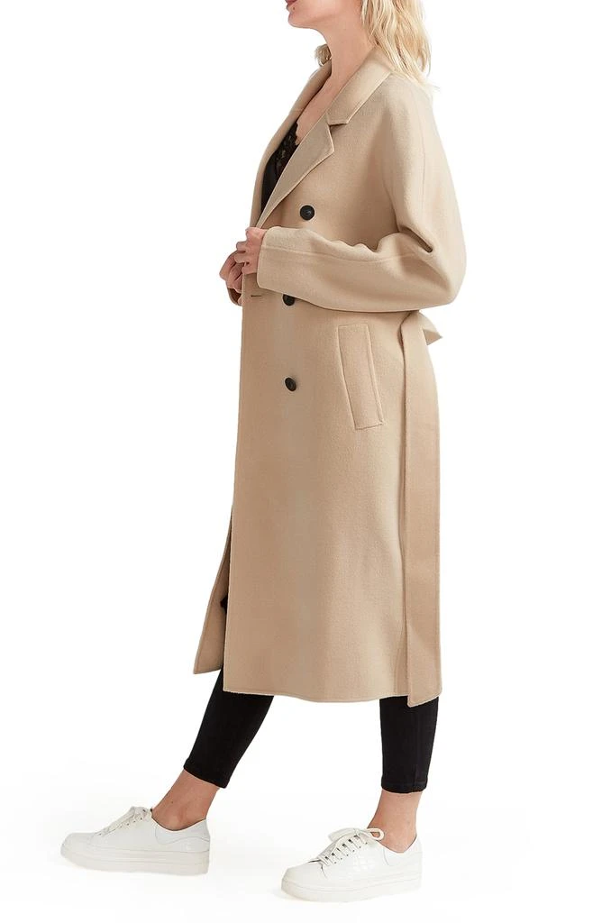 Belle & Bloom Boss Girl Double Breasted Wool Blend Coat 6