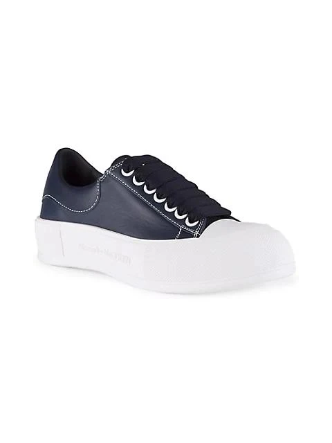 Alexander McQueen Plimsol Leather Sneakers 2