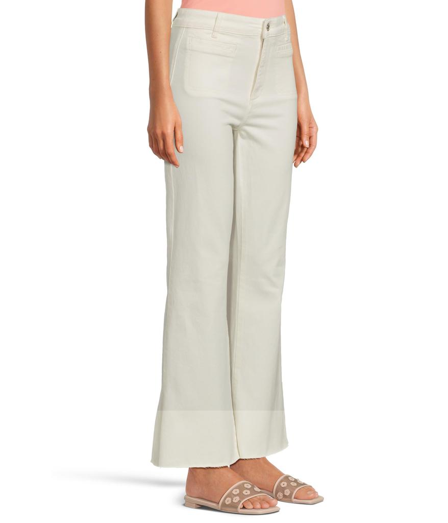 Paige Marlow Skimmer with Welt Pockets in Tonal Ecru