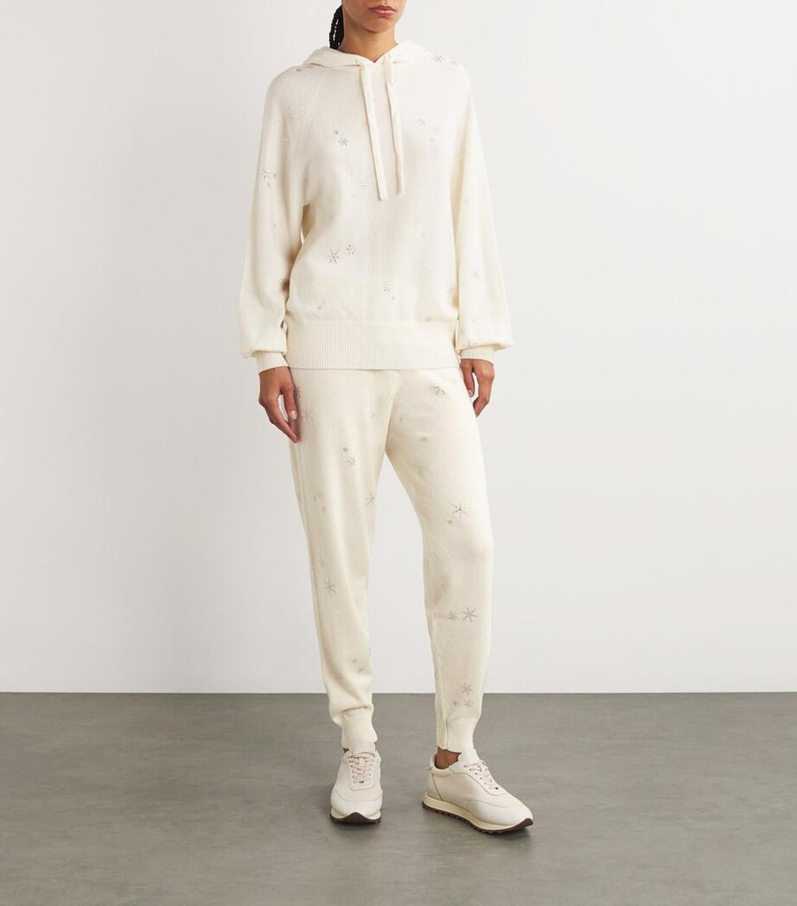 William Sharp Cashmere Crystal-Embellished Hoodie