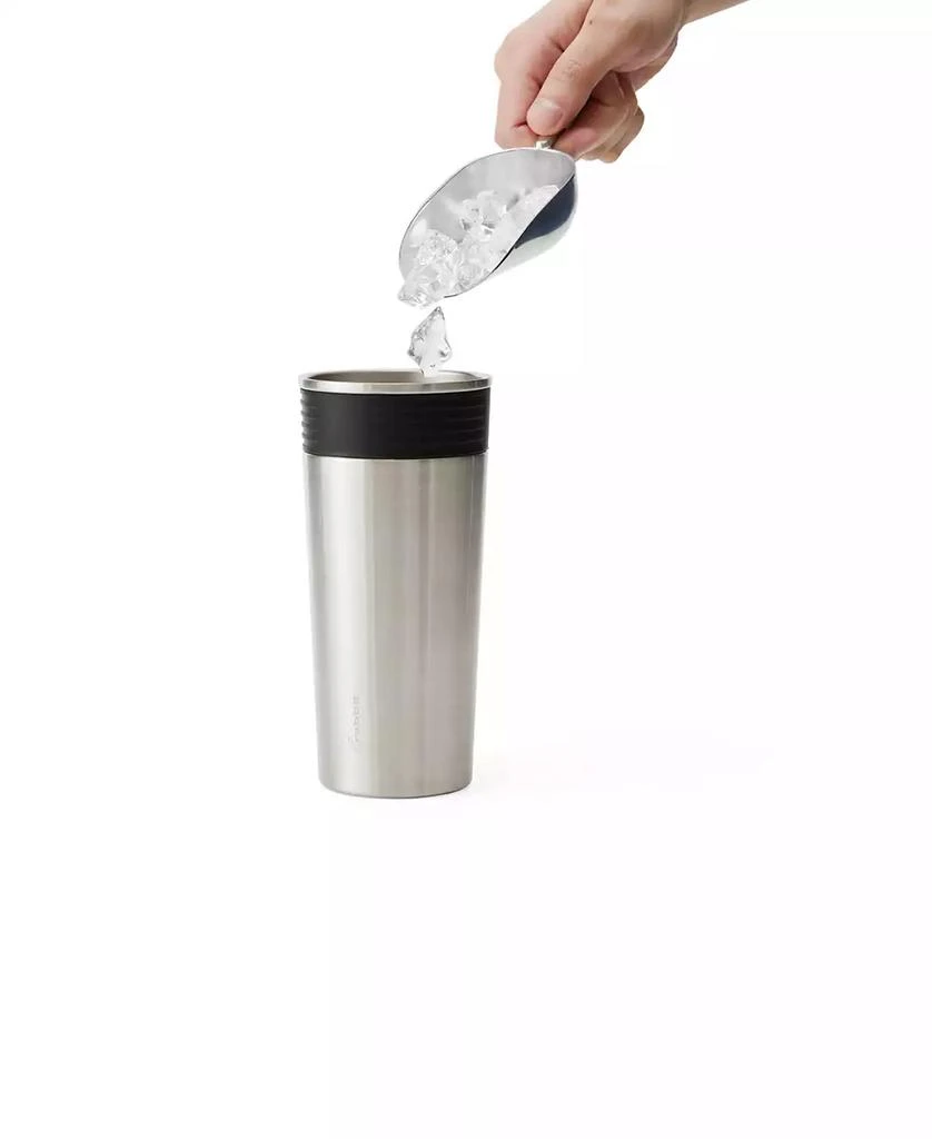 Rabbit 18 oz Double Insulated Stainless Steel Cocktail Shaker with 1.5 oz  shot Cap and Strainer 7