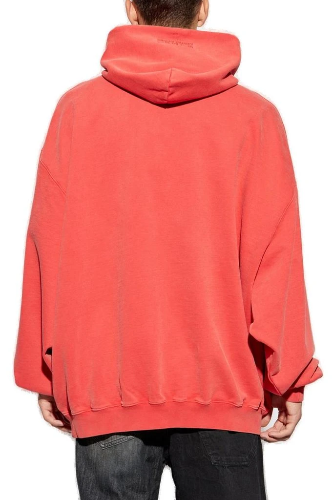 Vetements Vetements Logo Printed Kangaroo Pocket Hoodie 3