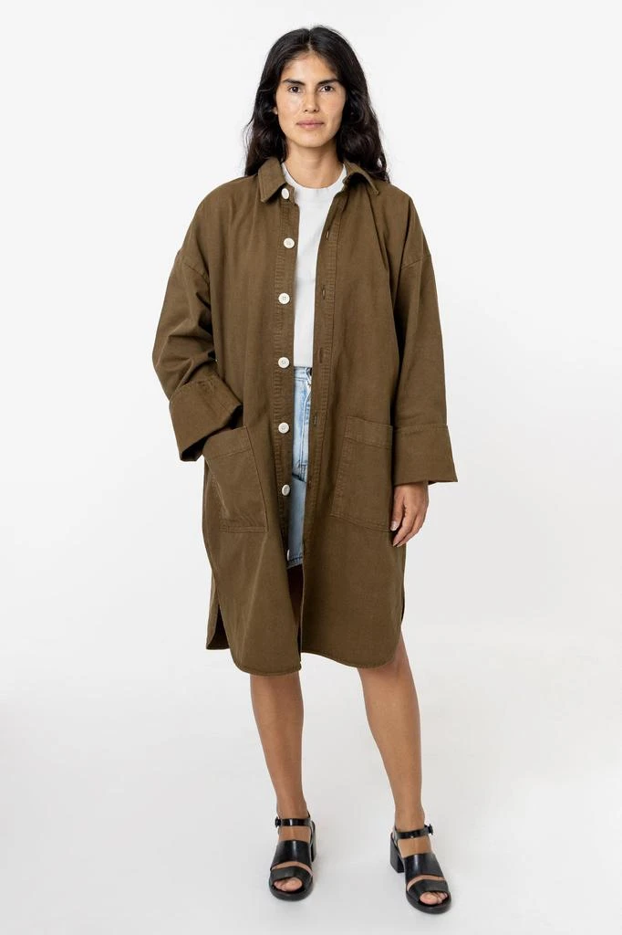 Los Angeles Apparel RCT312GD - Mid Length Lab Coat 2