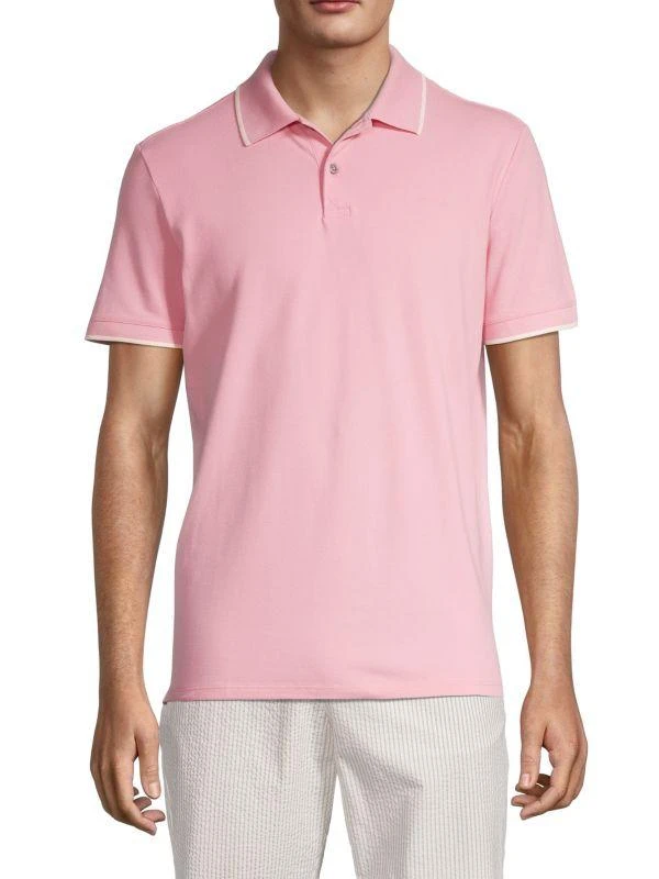 Calvin Klein Pique Tipped Polo 1