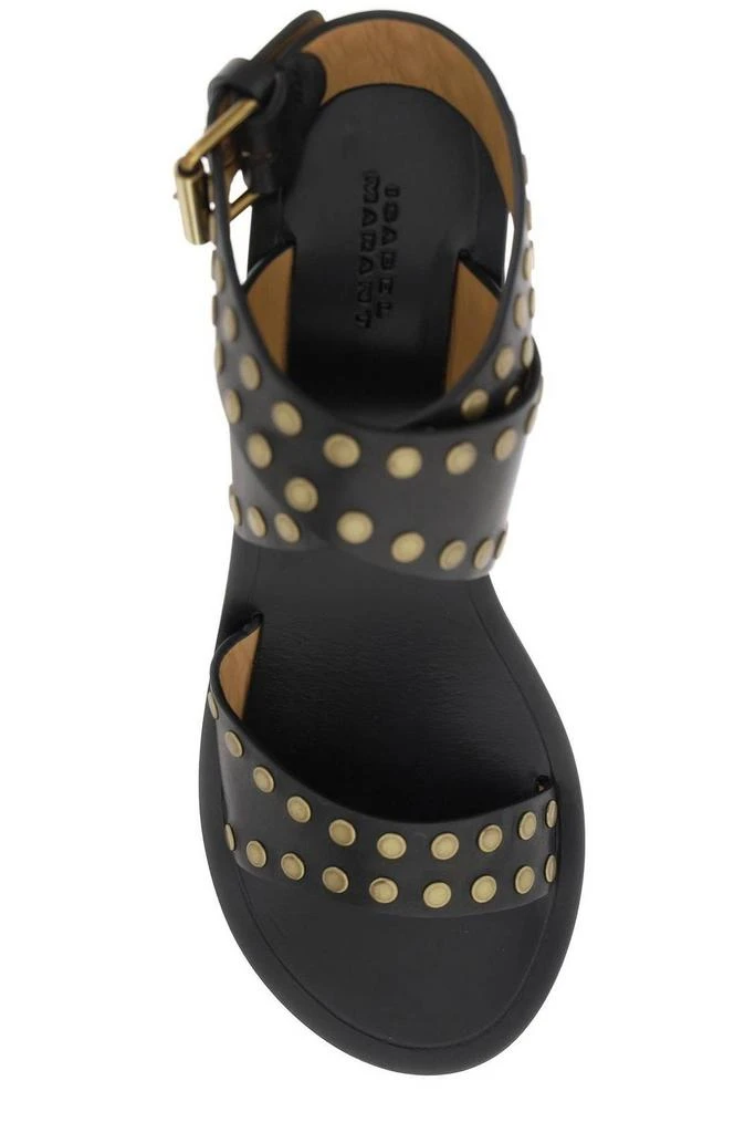 Isabel Marant Isabel Marant Jillin Studded Crossover-Strap Sandals 4
