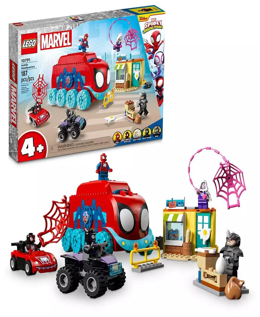 LEGO Spidey 10791 Marvel Team Spidey's Mobile Headquarters Toy Building Set with Car and Character Minifigures 1