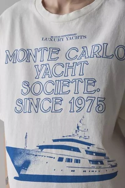 Urban Outfitters Monte Carlo Yacht Graphic T-Shirt Dress 3
