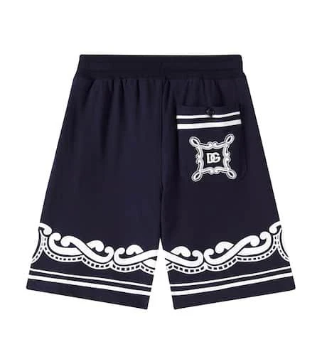 Dolce & Gabbana Bandana cotton piqué shorts 4