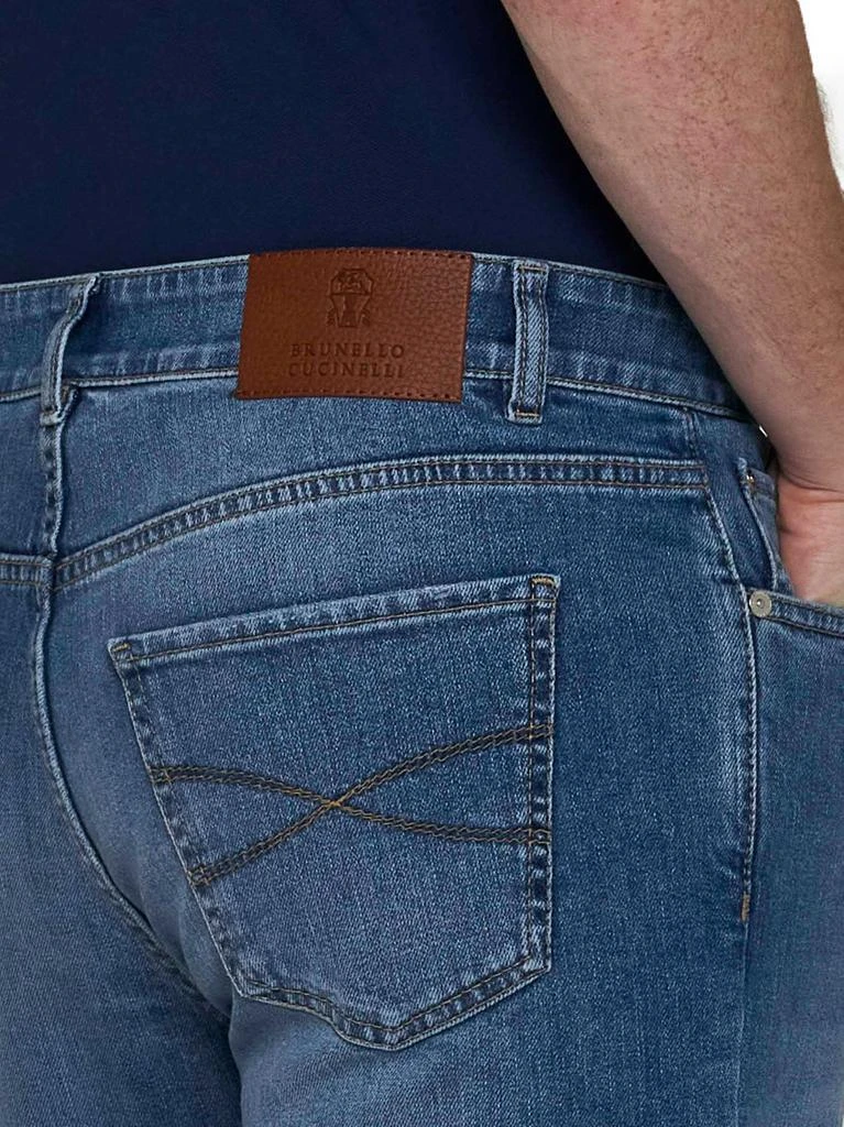 Brunello Cucinelli Brunello Cucinelli Mid-Rise Straight-Leg Jeans 5