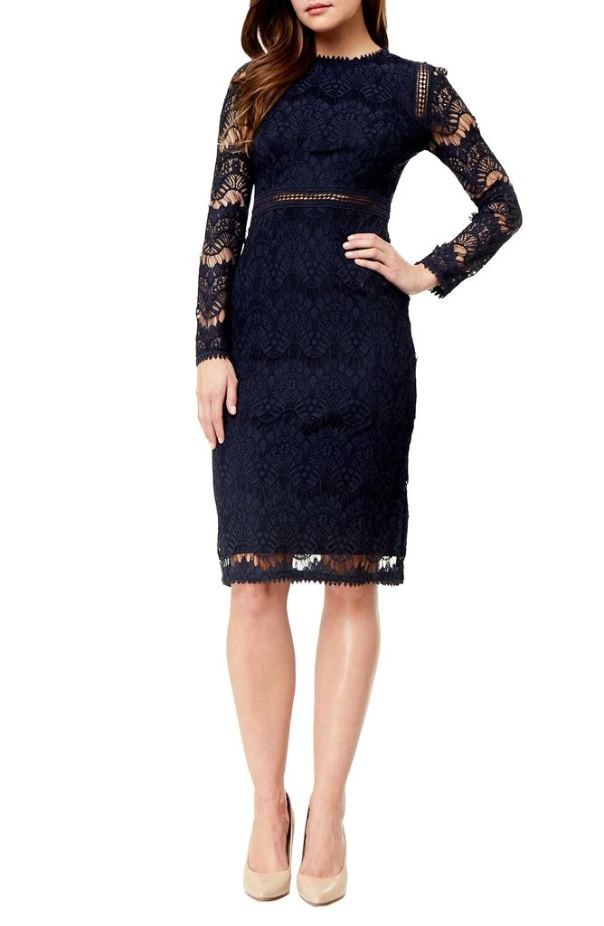 Love by Design Lace Long Sleeve Midi Dress 1