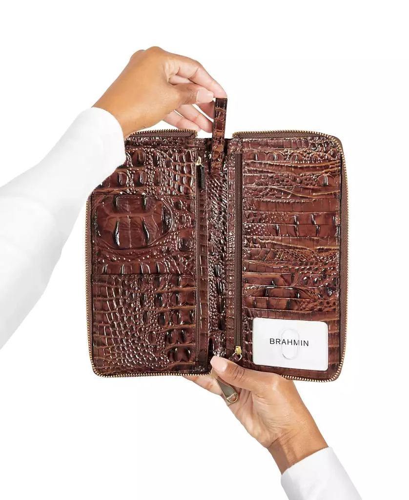 Brahmin Skyler Melbourne Leather Wristlet 7