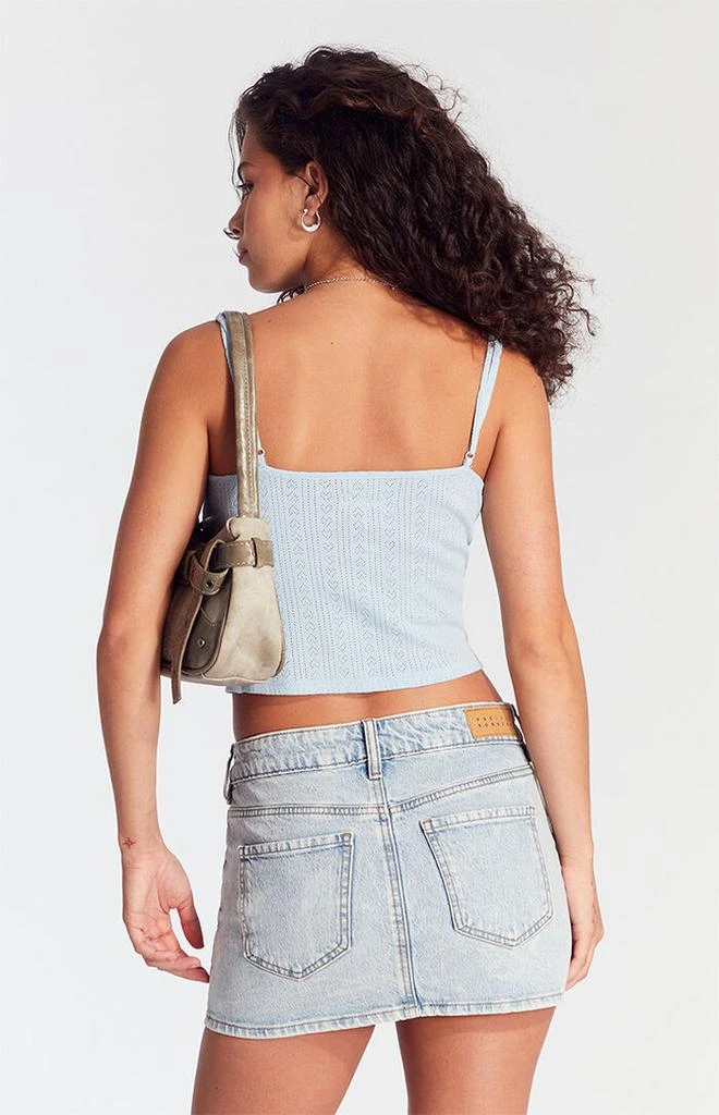 PacSun Bella Light Indigo Denim Skirt 4