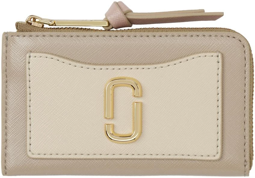 Marc Jacobs Beige 'The Utility Snapshot Top Zip Multi' Wallet 1