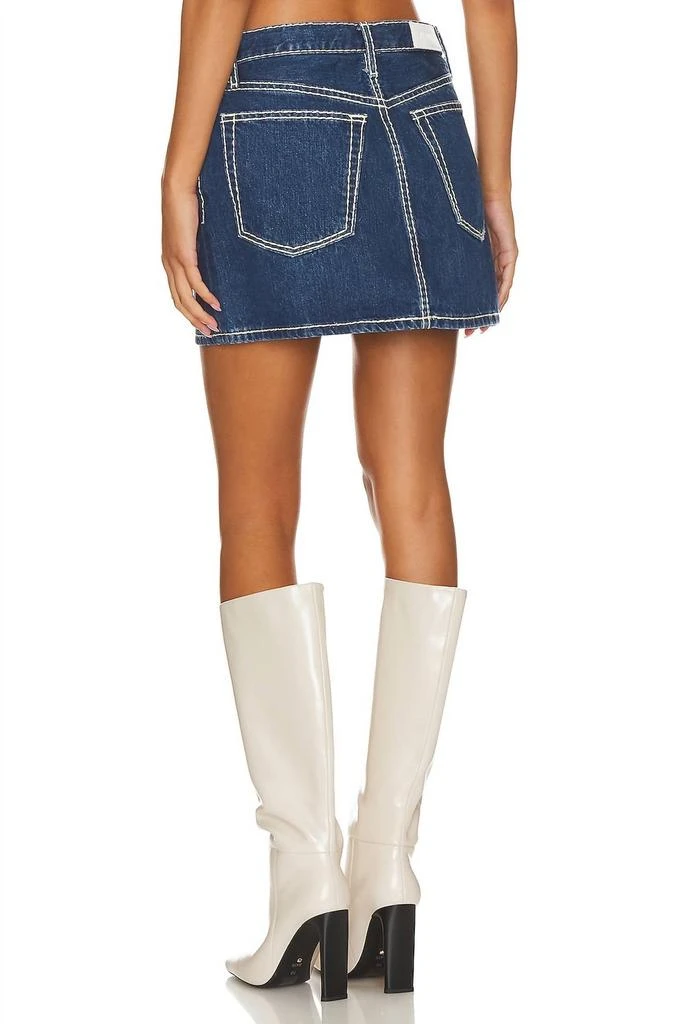 Re/Done Re/Done - 90s Mini Denim Mini Skirt 3