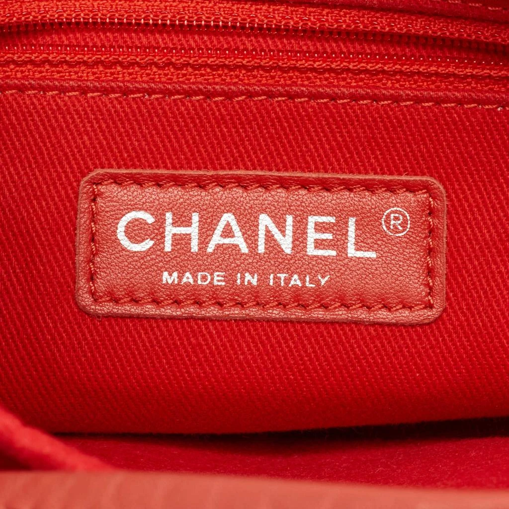 Chanel Chanel Red Perforated Leather Small Up In The Air Flap Bag 13