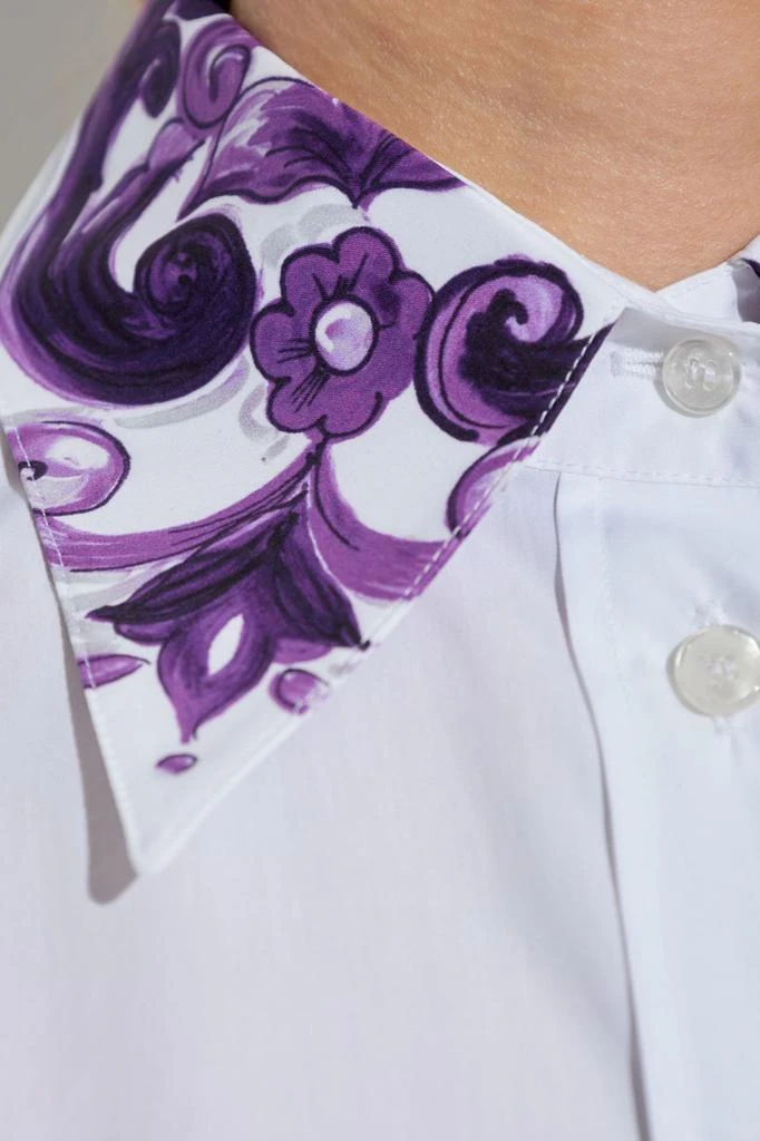 Dolce 
Gabbana Dolce 
Gabbana Majolica Printed Long-Sleeved Shirt 5