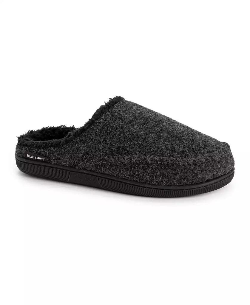 MUK LUKS Men's Faux Wool Clog Slippers