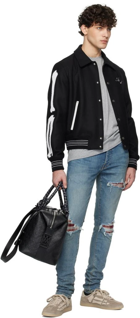AMIRI Black MA Quad Leather Duffle Bag 4