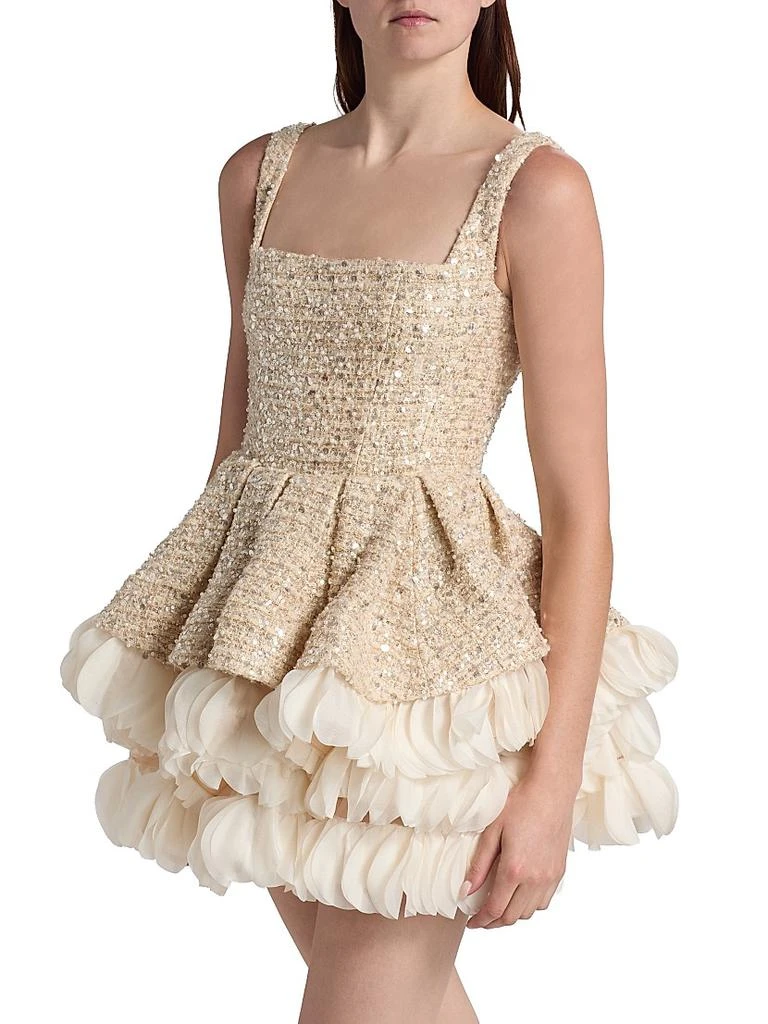BRONX AND BANCO Catalina Sequined Ruffle Minidress 4