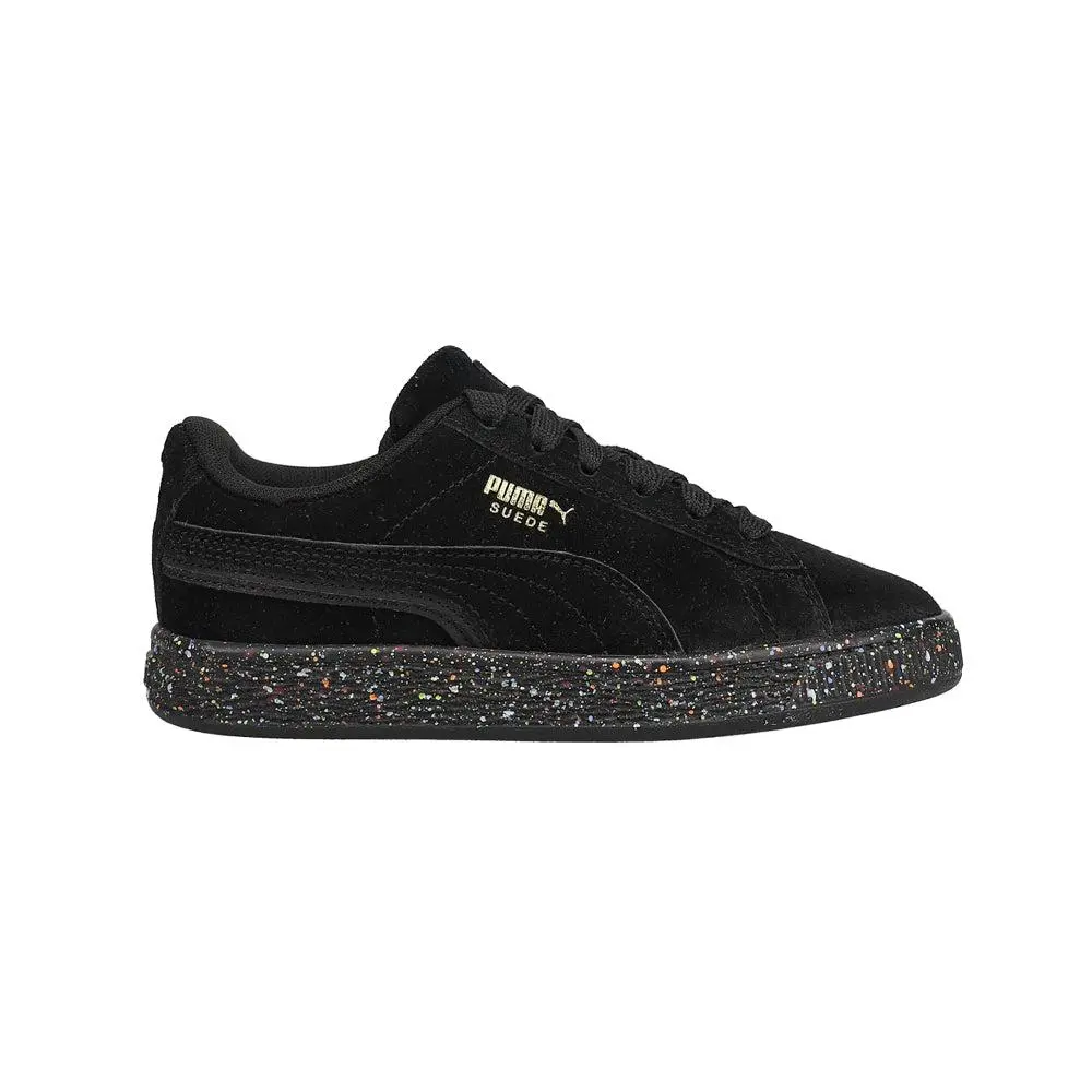 Puma Suede Mono Triplex Lace Up Sneakers (Little Kid)