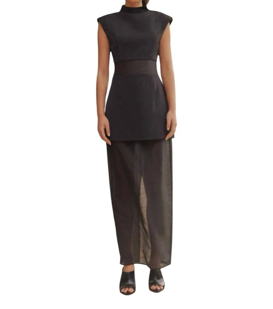 Bond Sleeveless Mesh Maxi Dress In Black  On Sale Now with Up to 62% Off |  Discover Exclusive Deals & Savings at BeyondStyle  Authentic Curaae women| clothing|dresses with Limited-Time Discounts, Free
