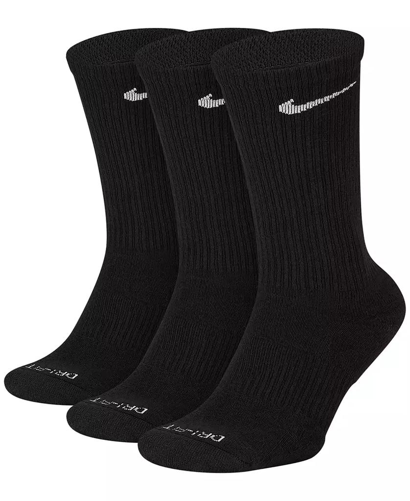 NIKE Unisex Everyday Plus Cushioned Training Crew Socks 3 Pairs