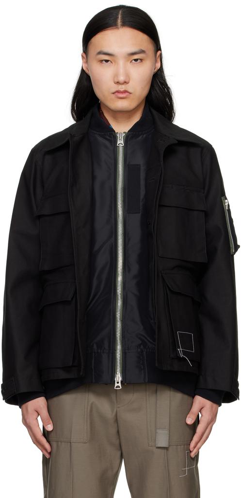 WTAPS x sacai Cotton Back Satin Cap 01