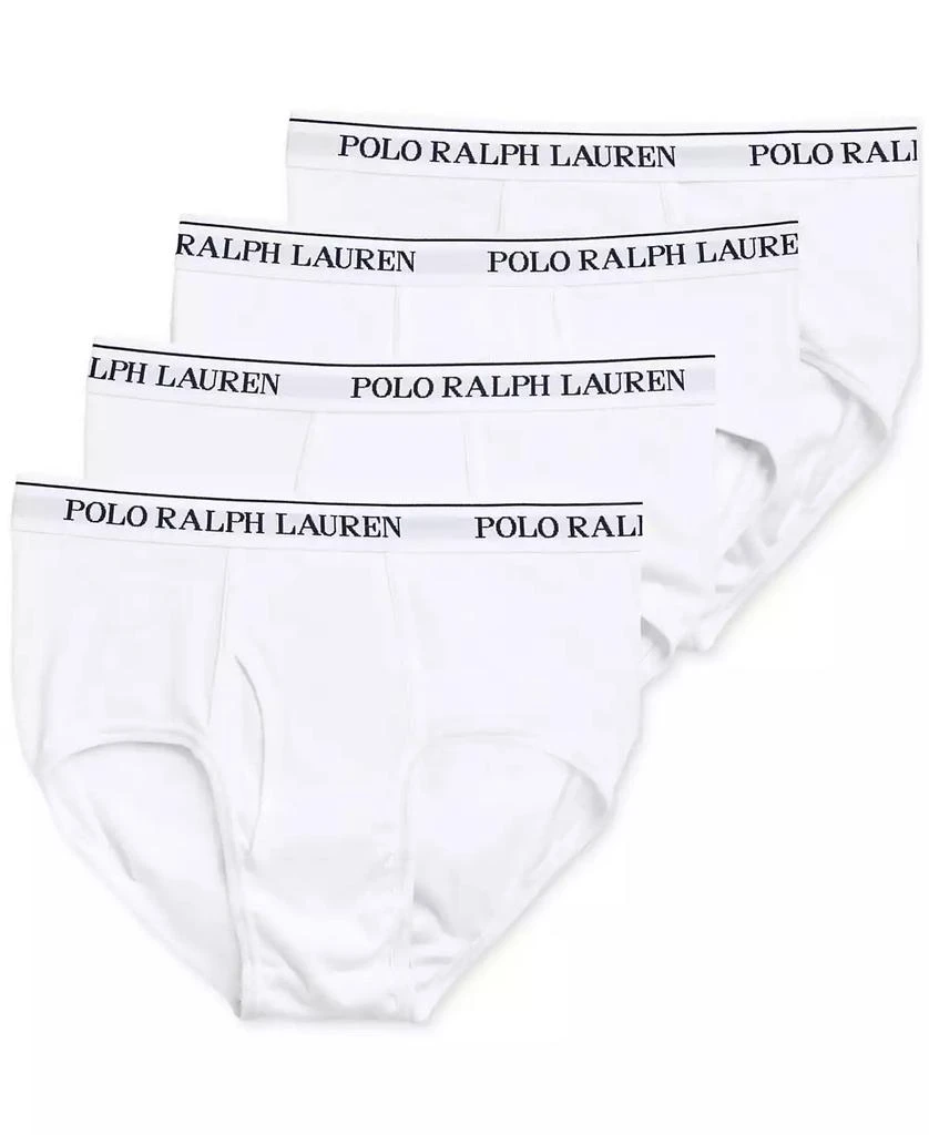 Ralph Lauren Men's 4-Pack Classic-Fit Mid-Rise Briefs 1