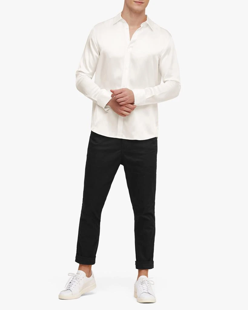 LILYSILK 22MM Mulberry Silk Basic Mens Shirt 11